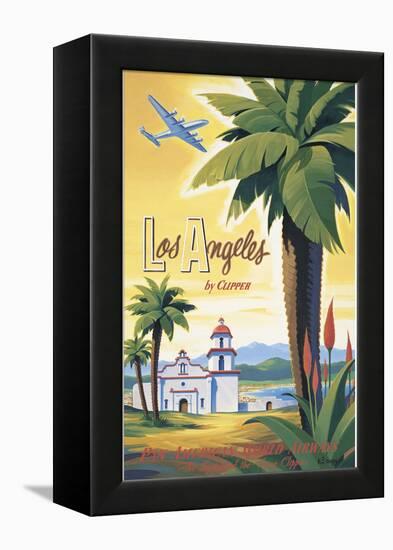 Los Angeles by Clipper-Kerne Erickson-Framed Stretched Canvas