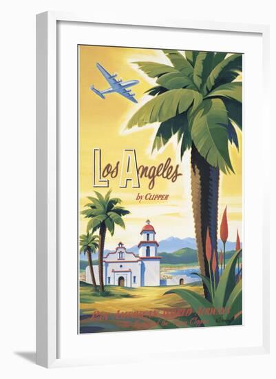 Los Angeles by Clipper-Kerne Erickson-Framed Giclee Print