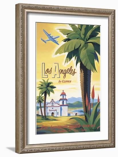 Los Angeles by Clipper-Kerne Erickson-Framed Giclee Print