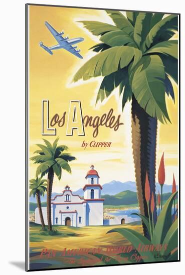 Los Angeles by Clipper-Kerne Erickson-Mounted Giclee Print