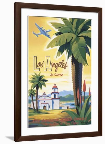 Los Angeles by Clipper-Kerne Erickson-Framed Giclee Print