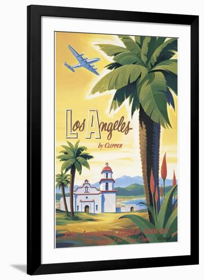 Los Angeles by Clipper-Kerne Erickson-Framed Giclee Print