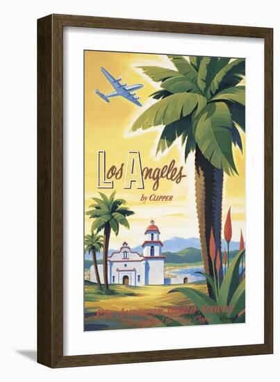 Los Angeles by Clipper-Kerne Erickson-Framed Art Print