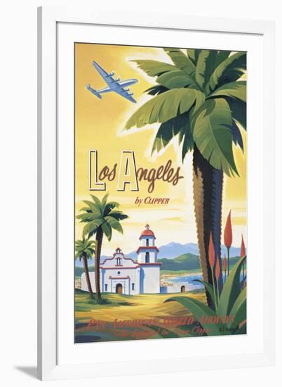 Los Angeles by Clipper-Kerne Erickson-Framed Art Print