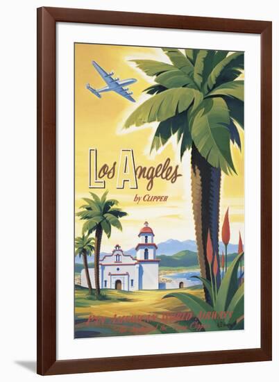 Los Angeles by Clipper-Kerne Erickson-Framed Art Print