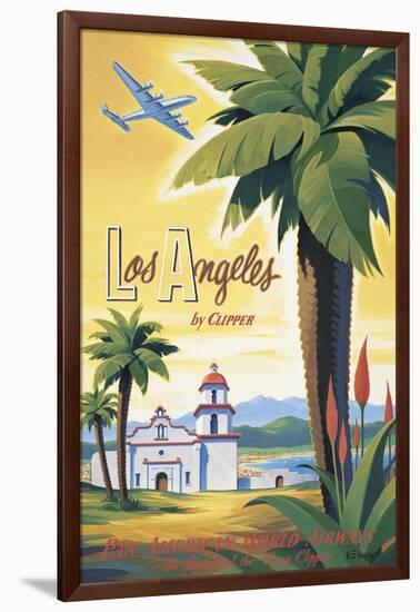 Los Angeles by Clipper-Kerne Erickson-Framed Art Print