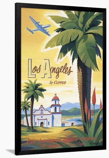 Los Angeles by Clipper-Kerne Erickson-Framed Art Print