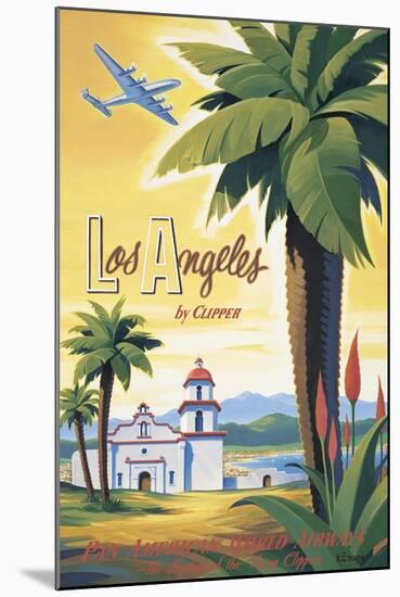 Los Angeles by Clipper-Kerne Erickson-Mounted Art Print