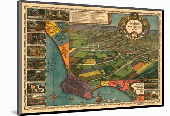 Los Angeles, c.1871-null-Mounted Giclee Print