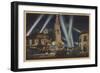 Los Angeles, CA - Fox Carthay Circle Theatre View-Lantern Press-Framed Art Print