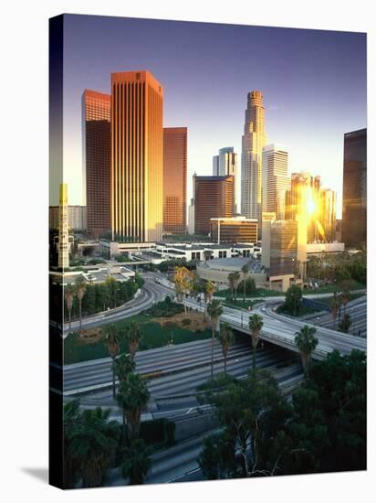Los Angeles, CA-Mitch Diamond-Stretched Canvas