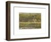 Los Angeles, California, 1894-B^W^ Pierce-Framed Art Print