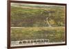 Los Angeles, California, 1894-B^W^ Pierce-Framed Giclee Print