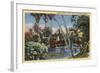 Los Angeles, California - A Shady Retreat in Echo Park-Lantern Press-Framed Art Print