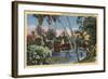 Los Angeles, California - A Shady Retreat in Echo Park-Lantern Press-Framed Art Print