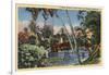 Los Angeles, California - A Shady Retreat in Echo Park-Lantern Press-Framed Art Print