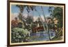 Los Angeles, California - A Shady Retreat in Echo Park-Lantern Press-Framed Art Print