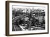 Los Angeles, California - Aerial View of Gen Douglas Mac Arthur Park-Lantern Press-Framed Art Print