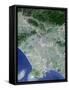 Los Angeles, California, And Its Metropolitan Area-Stocktrek Images-Framed Stretched Canvas