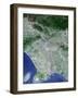 Los Angeles, California, And Its Metropolitan Area-Stocktrek Images-Framed Photographic Print