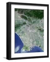 Los Angeles, California, And Its Metropolitan Area-Stocktrek Images-Framed Photographic Print