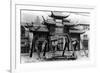 Los Angeles, California - Chinatown; Gate of Maternal Virtue on Broadway-Lantern Press-Framed Art Print