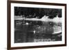 Los Angeles, California - Crystal Lake Recreation Camp-Lantern Press-Framed Premium Giclee Print