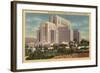 Los Angeles, California - LA County General Hospital-Lantern Press-Framed Art Print