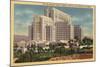 Los Angeles, California - LA County General Hospital-Lantern Press-Mounted Art Print