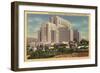 Los Angeles, California - LA County General Hospital-Lantern Press-Framed Art Print