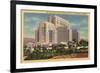 Los Angeles, California - LA County General Hospital-Lantern Press-Framed Premium Giclee Print