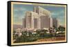 Los Angeles, California - LA County General Hospital-Lantern Press-Framed Stretched Canvas