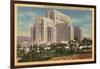 Los Angeles, California - LA County General Hospital-Lantern Press-Framed Art Print