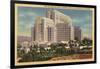 Los Angeles, California - LA County General Hospital-Lantern Press-Framed Art Print