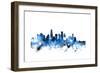 Los Angeles California Skyline-Michael Tompsett-Framed Art Print