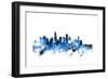 Los Angeles California Skyline-Michael Tompsett-Framed Art Print