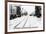 Los Angeles, California - Snow on South Broadway-Lantern Press-Framed Premium Giclee Print