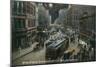 Los Angeles, California - South View Down Spring St from Franklin St at Night-Lantern Press-Mounted Art Print