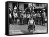 Los Angeles, California - Spanish-Mexican Dance Contest-Lantern Press-Framed Stretched Canvas