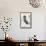 Los Angeles, California - Typography and Icons-Lantern Press-Framed Stretched Canvas displayed on a wall