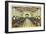 Los Angeles, California - Union Station Interior View of Waiting Room-Lantern Press-Framed Art Print