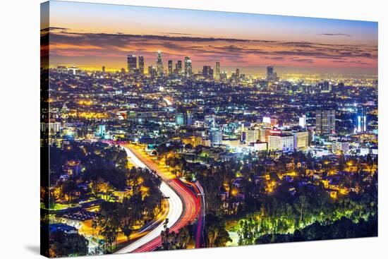 Los Angeles, California, USA Cityscape.-SeanPavonePhoto-Stretched Canvas