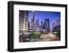 Los Angeles, California, USA Early Morning Downtown Cityscape.-SeanPavonePhoto-Framed Photographic Print