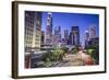 Los Angeles, California, USA Early Morning Downtown Cityscape.-SeanPavonePhoto-Framed Photographic Print