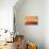 Los Angeles, California - Yellow Skyline-Lantern Press-Stretched Canvas displayed on a wall