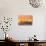 Los Angeles, California - Yellow Skyline-Lantern Press-Stretched Canvas displayed on a wall