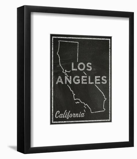 Los Angeles, California-John Golden-Framed Art Print