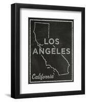 Los Angeles, California-John Golden-Framed Art Print