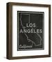 Los Angeles, California-John Golden-Framed Art Print