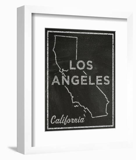 Los Angeles, California-John Golden-Framed Art Print